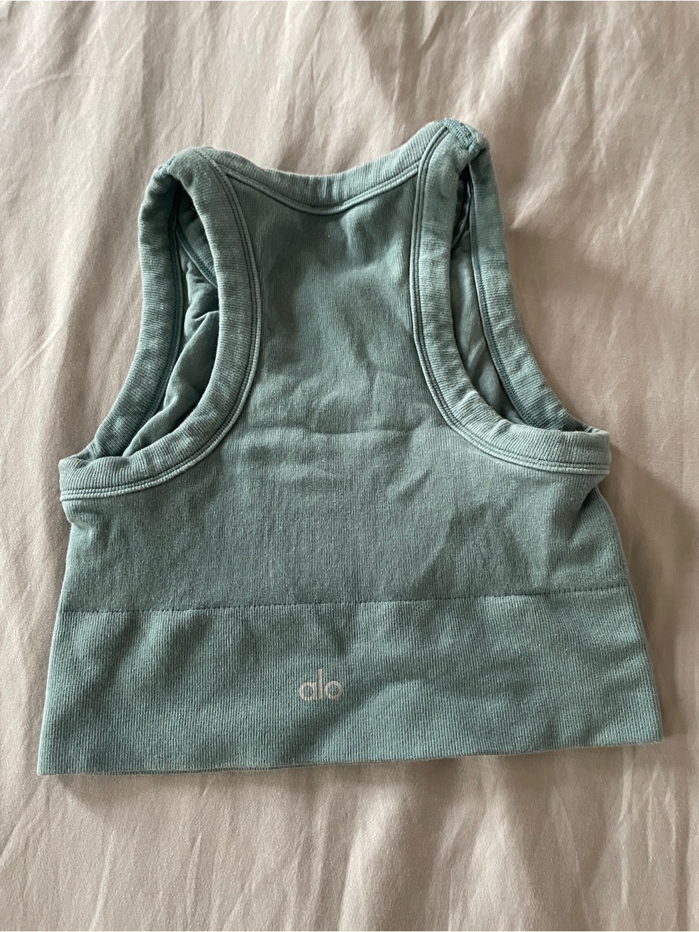 ALO Yoga Seafoam Conpression Cropped Tank - Picture 2 of 3